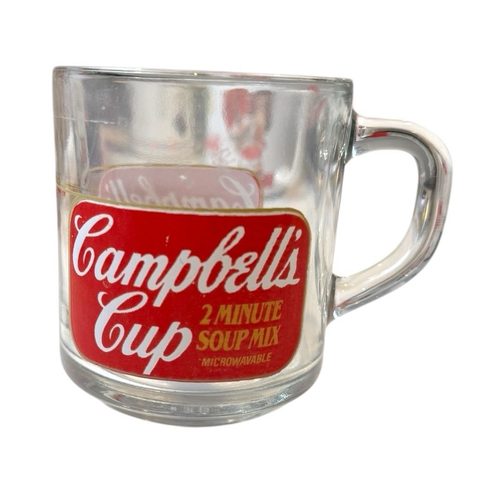 Vintage 1990's Campbell's‎ Cup 2 Minute Soup Mix 9 Oz. Mug Microwavable MUGS